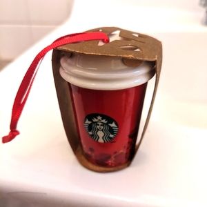 Starbucks coffee cup Christmas ornament